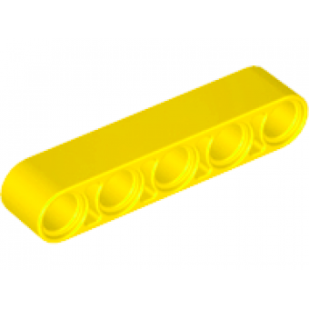 Technic, Hefbalk Dik 1x5 Yellow